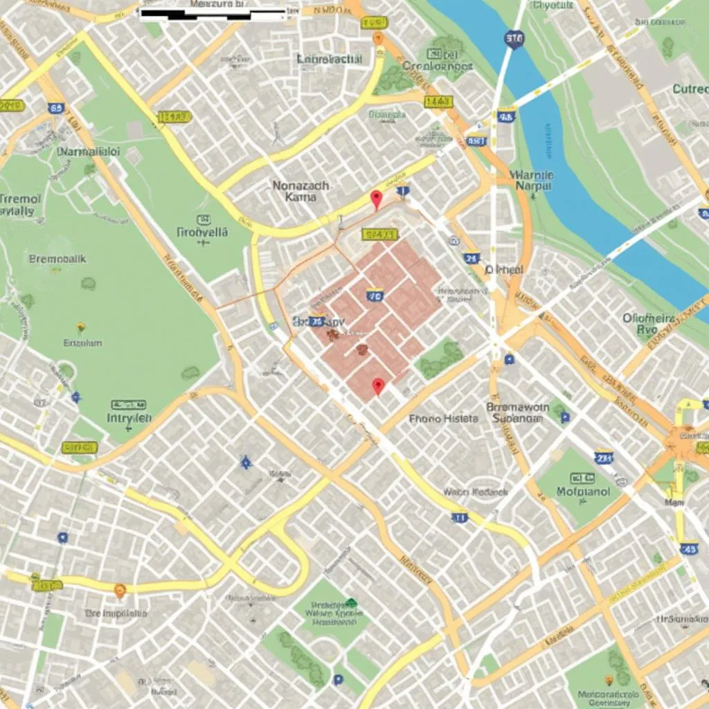 Mapa sídla spoločnosti